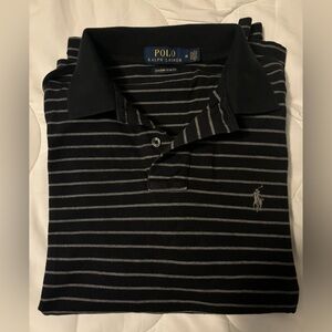 Men’s Polo Ralph Lauren Stripe Polo, size M , Custom Slim fit
